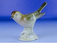 Régi GDR német porcelán madár