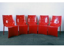 Retro formatervezett olasz design szék 5 db