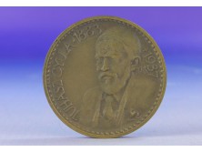 Juhász Gyula jelzett bronz emlék érem