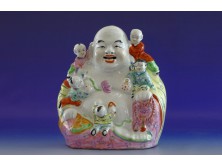 Nagyméretű porcelán Buddha szobor
