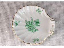 Kagyló alakú herendi porcelán tálka