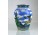 Régi szarvasos vadászos kerámia váza 22 cm