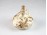 Antik Zsolnay vajszínű porcelán díszváza