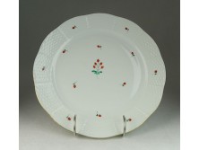 Régi hecsedlis Herendi porcelán tányér 25 cm