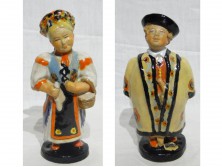 Régi artdeco Szécsi kerámia pár