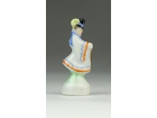 Antik mini óherendi porcelán juhász figura